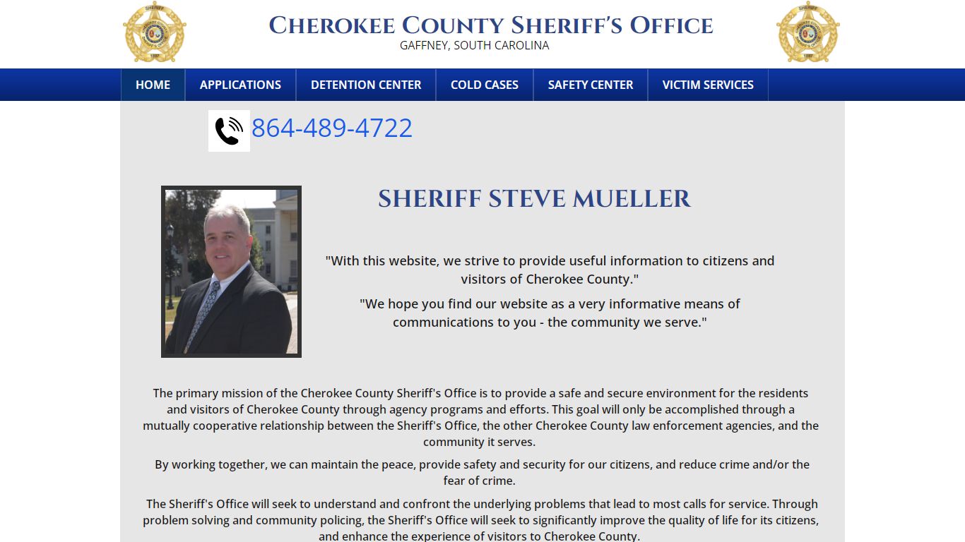 Cherokee County Sheriff's Office - gaffney, sc